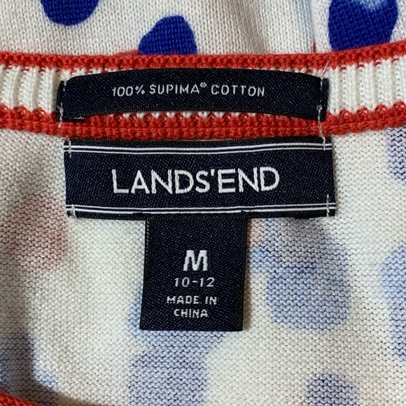 Lands End Medium 10-12 100% Supima Cotton - Picture 6 of 6